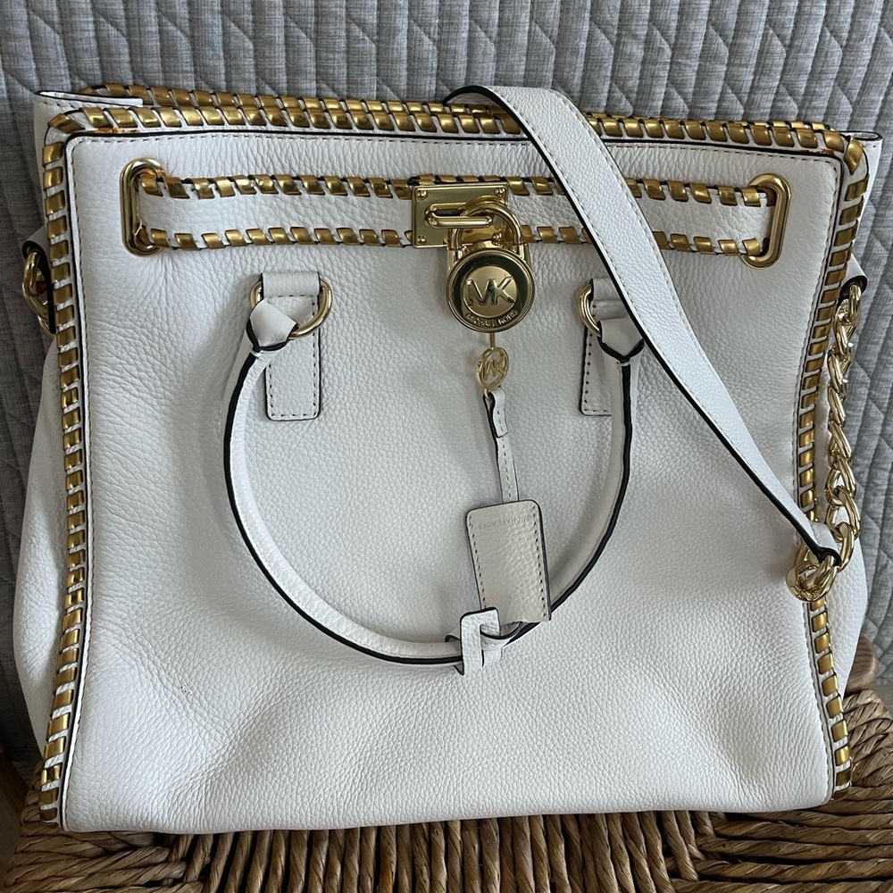 White Michael Kors purse